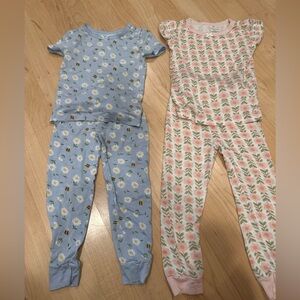 Blue and Pink Kids Pajama Set